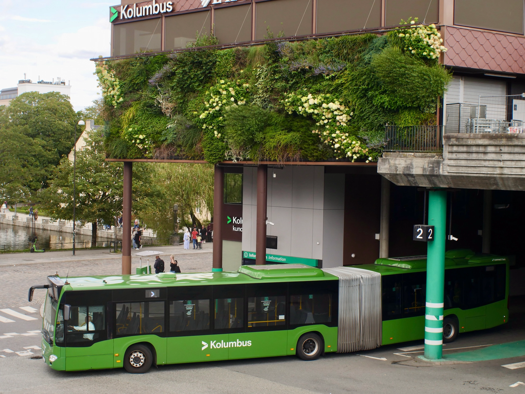 byterminalen utomhus vaxtvagg norge greenworks